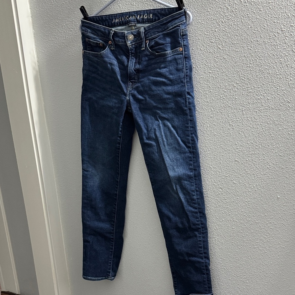 American Eagle Outfitters Deep Indigo Skinny Jeans